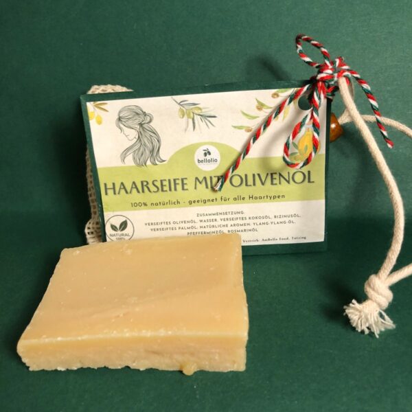 Festes Shampoo mit Olivenöl | Haarseife